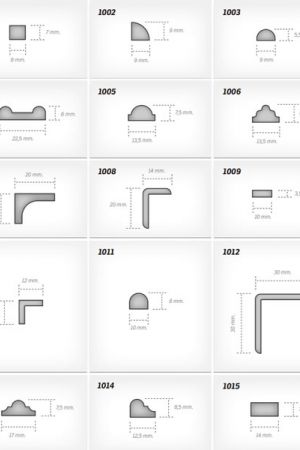 MOLDURAS PLASTICAS SIMIL MADERA